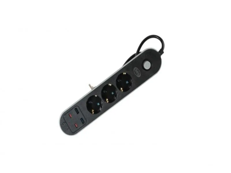 ARS AKIM KORUMALI 3 LÜ GRUP PRİZ 2 USB 2 TYPEC 2 MT