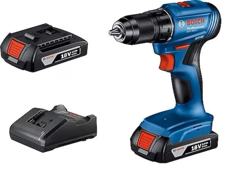 BOSCH GSB 185-LI AKÜLÜ DARBELİ DELME VİDALAMA 2*2.0Ah