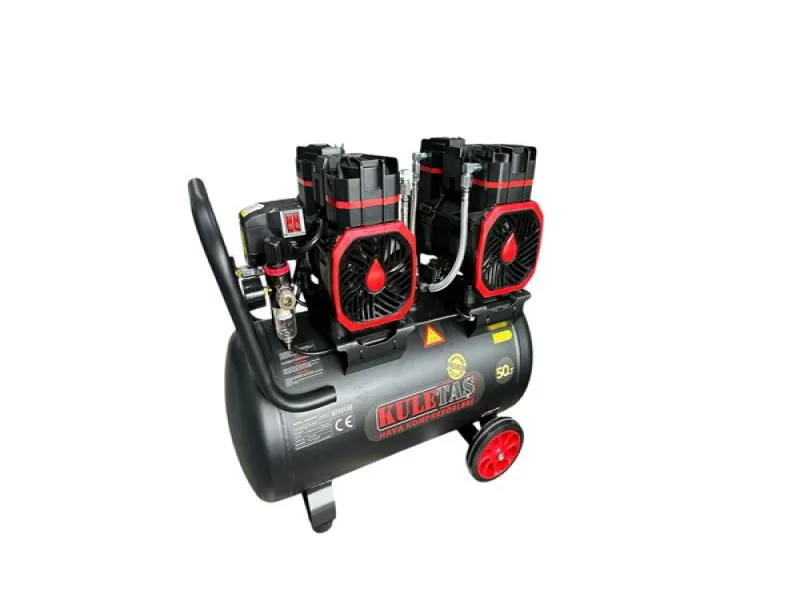 KULETAS SESSIZ YAGSIZ HAVA KOMPRESÖRÜ 50 LT 4 HP
