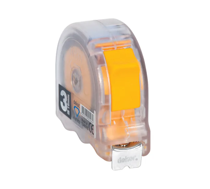 DEKOR ŞERİT METRE 10 M x 25 MM ŞEFFAF
