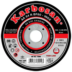 KARBOSAN İNOX THİNLİNE DÜZ 115x1.0x22AA 54R (25AD)