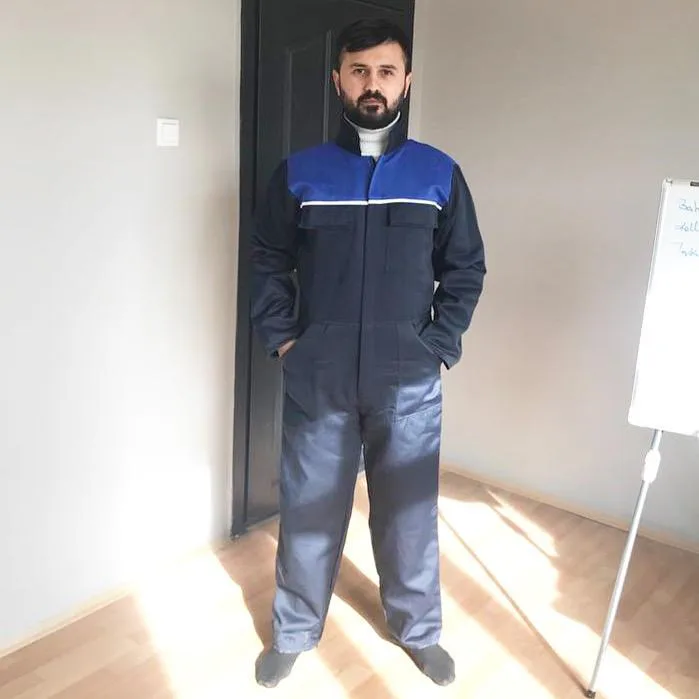 KARTEK İŞ ELBİSESİ TULUMU KOLLU L