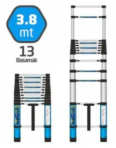 MASTER TELESKOPİK MERDİVEN 380 CM