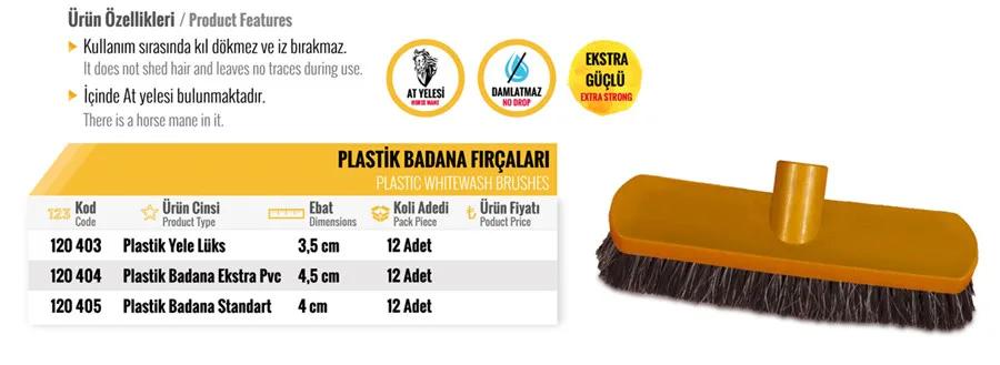 Şahin Plastik Badana Fırçası Extra(12)