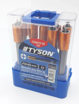 TYSON BİTS UÇ PZ2x65MM TEK YÖNLÜ