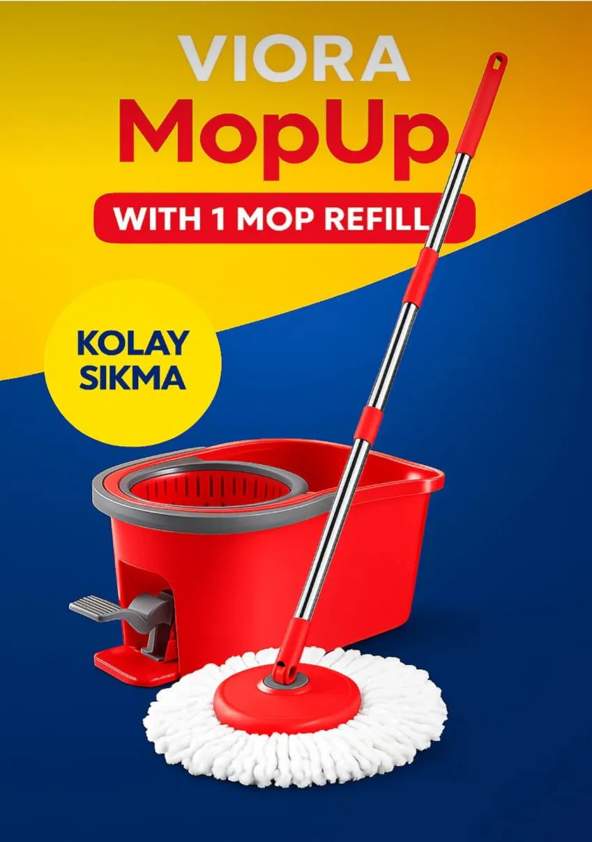 Afacan Viora Mopup Pedallı Temizlik Kovası