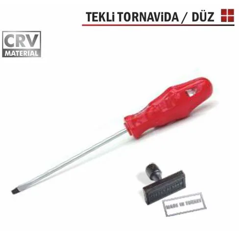 BAYTEC TEKLİ TORNAVİDA DÜZ 4*150mm (12)