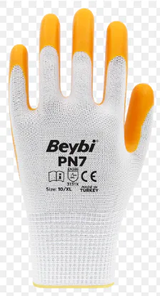 BEYBİ PN7 ELDİVEN POLY BEYAZ SARI NO:9