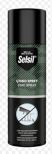 SELSİL SPREY BOYA 400 ML ÇİNKO (ZINC)(24AD)