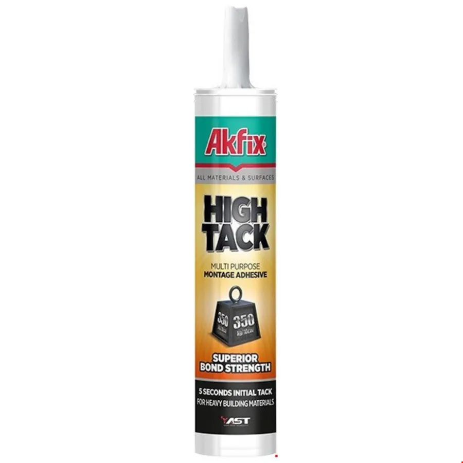 Akfix AMS55 Mastik High-Tack 290ml Beyaz ( Kornij Silikonu )