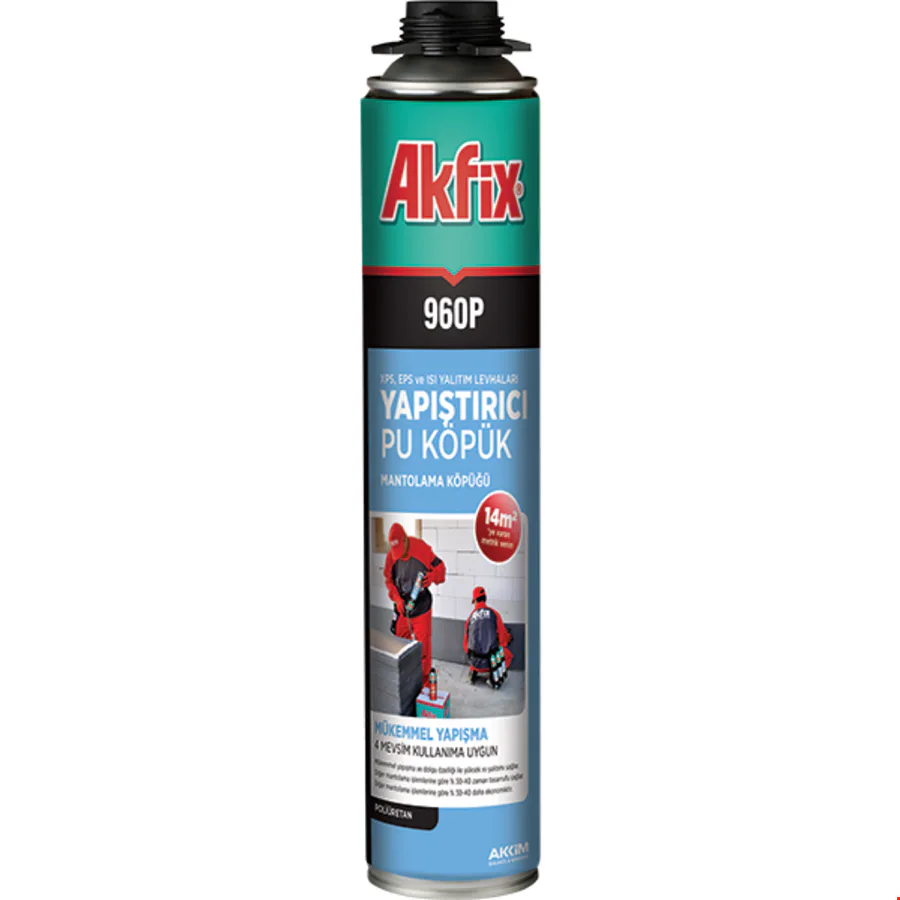 Akfix FA009 Köpük 960P Montalama Tabancalı 750ml