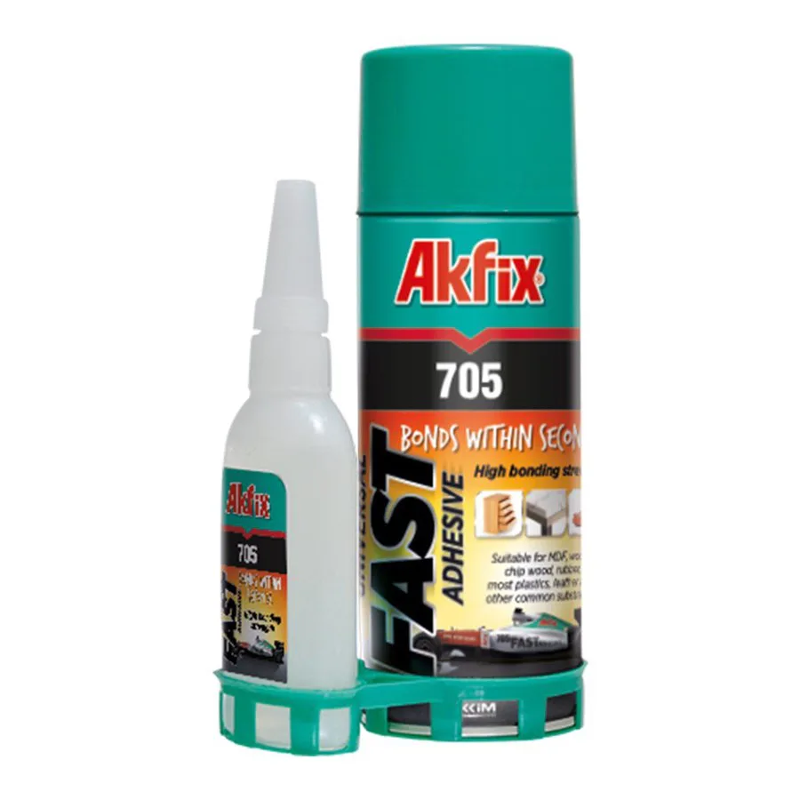 Akfix GA055 Mdf Hızlı Yapıştırıcı 100ml+25Gr (705)