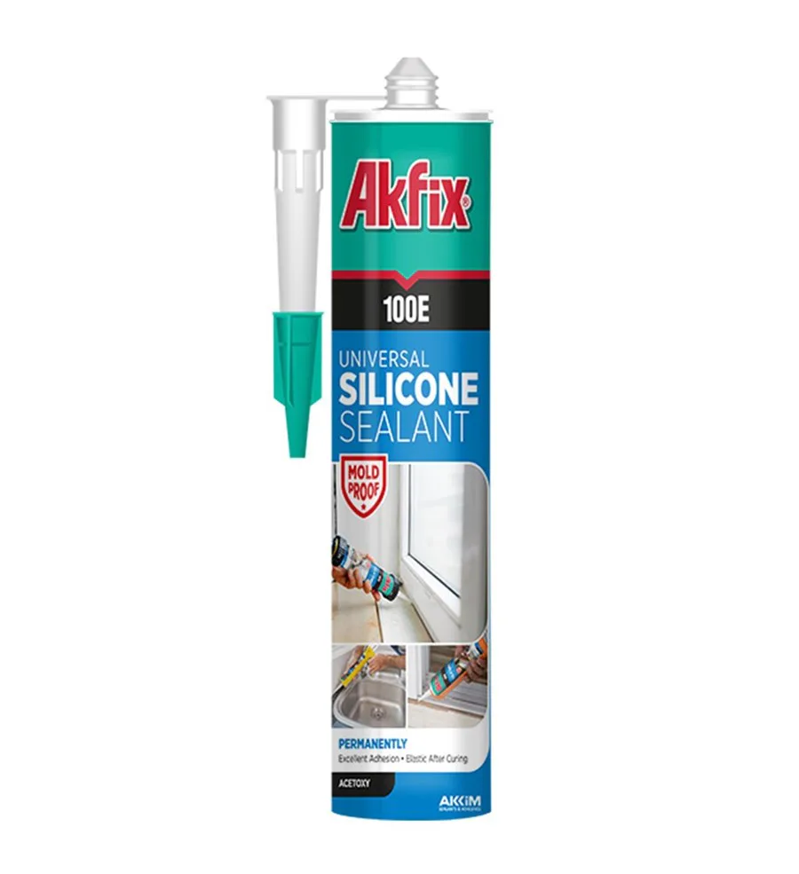 Akfix SA041 Silikon 280ml Şeffaf 100E