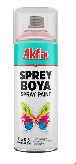 Akfix SP9005M Sprey Boya 400ml Mat Siyah