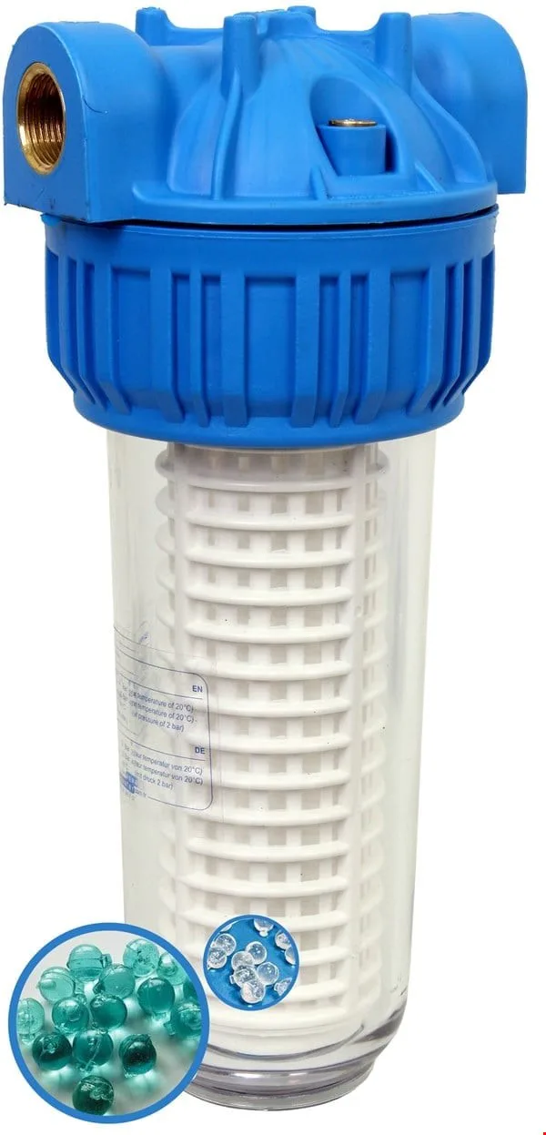 "Aquafer 101 YK 10""1 Filitre Su Kabı Yıkama Kartuşlu "