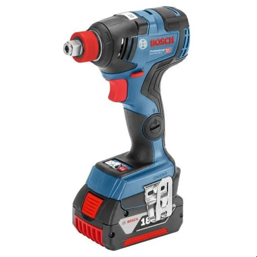 Bosch 06019G4201 Somun Sıkma GDX 18V 200C + 2x5 Ah Akü