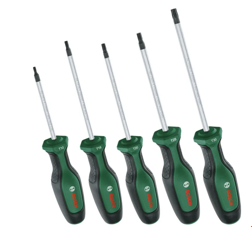Bosch 1600A02BX6 Torx Tornavida Seti 5 Parça