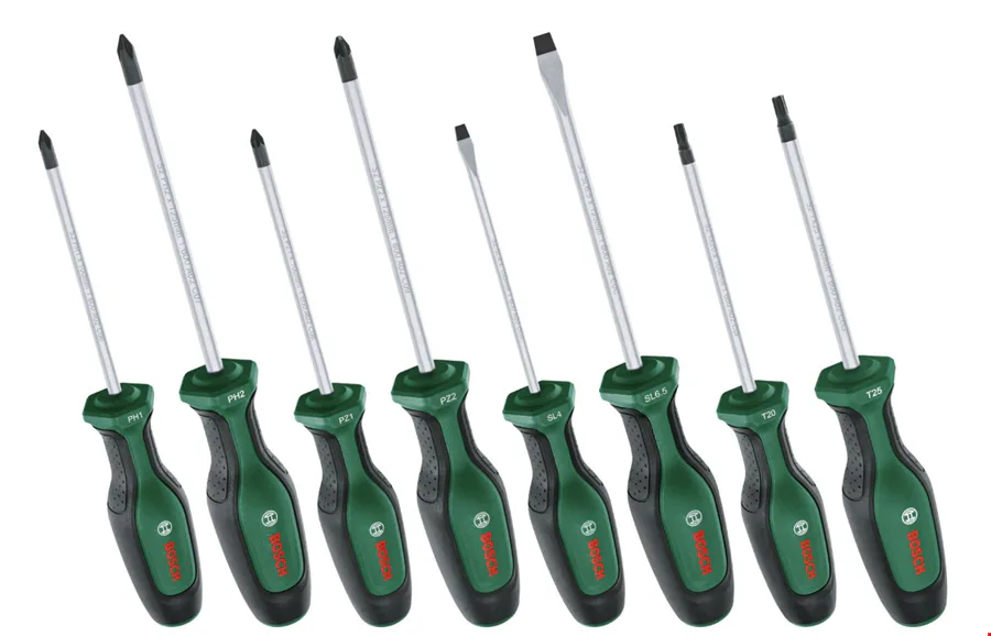 Bosch 1600A02BX8 Tornavida Seti 8 Parça