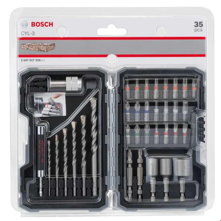 Bosch 2607017326 Profesyonel Beton Delme Vidalama Set 35'Li