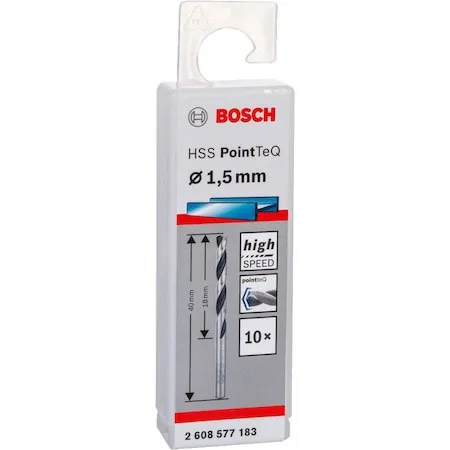 Bosch 2608577183 HSS-PointTec 1,5 mm 10'lu Paket
