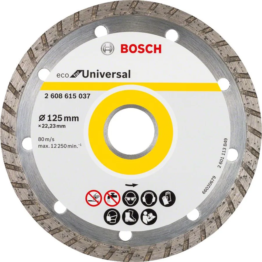 Bosch 2608615046 Elmas Turbo Testere Eco 125 mm