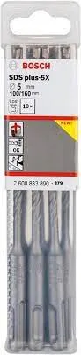 Bosch 2608833890 SDS-Plus-5X 5*160 mm 10'lu Paket