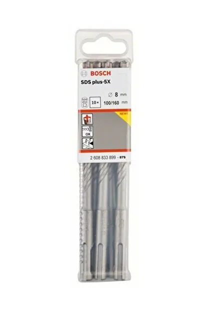 Bosch 2608833899 SDS-Plus-5X 8*160 mm 10'lu Paket