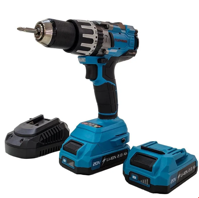 Catpower Cat4210 Kömürsüz Akülü Darbeli Vidalama 120nm + 2x4.0 ah Akü + Hızlı Şarj