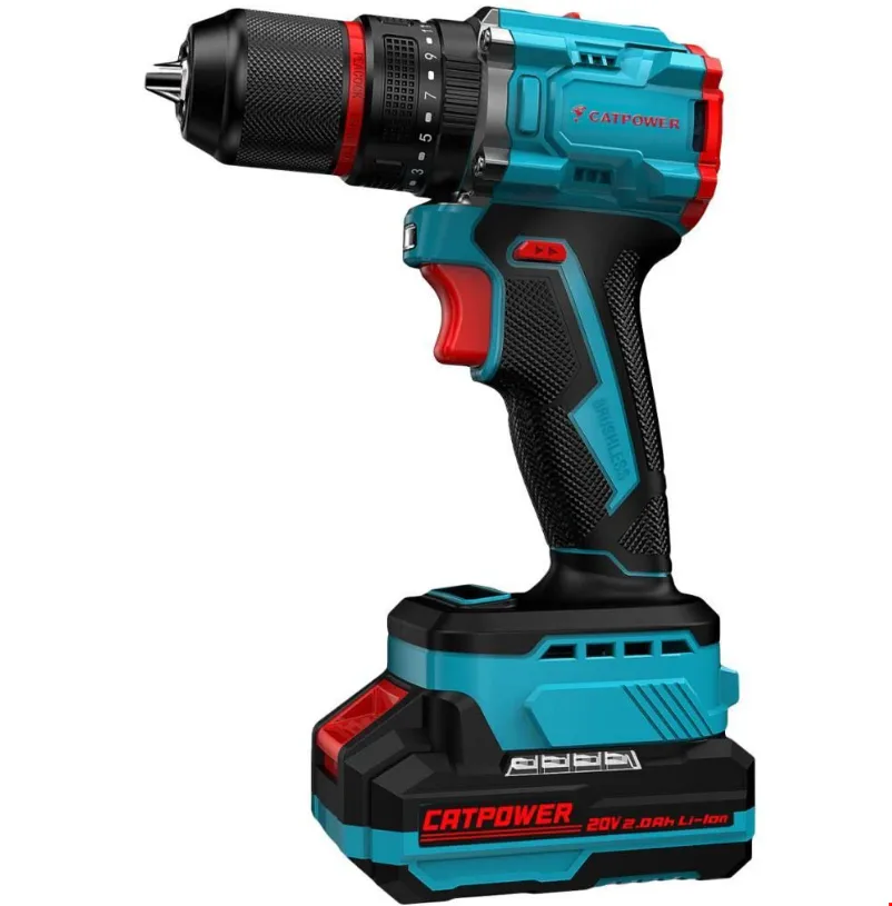 Catpower CATE1011 Akülü Darbeli Vidalama Kömürsüz 2 AH 20V 13mm