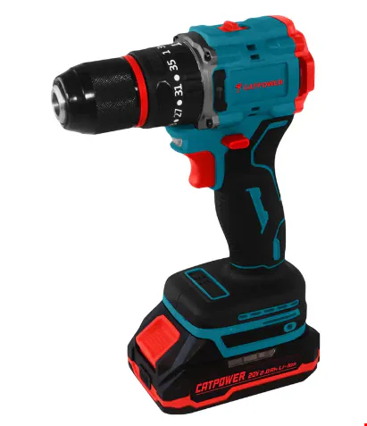Catpower CATE1025 Akülü Vidalama Kömürsüz Darbeli 13mm 20V 2.0AH