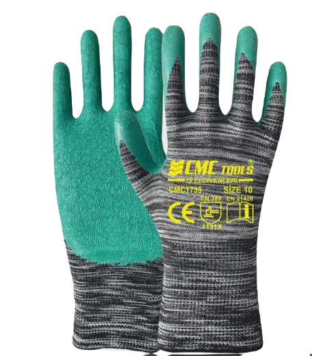 CMC 1739 Premium Latex Eldiven 1/2 No:10