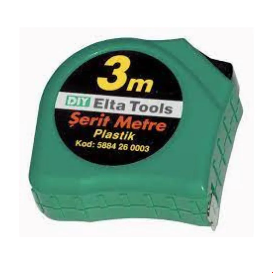 Elta 5884 26 0003 Şerit Metre Plastik 3 M