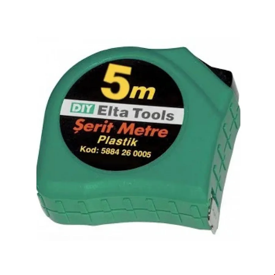 Elta 5884 26 0005 Şerit Metre Plastik 5 M