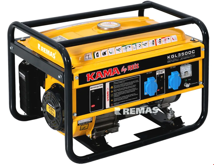 Factor Benzinli İpli Jeneratör KGL3500C 3.5 KVA