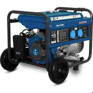 Factor Benzinli Jeneratör KGL5000CE İpli-Marşlı 5 Kva