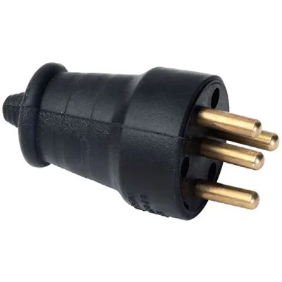 Far 37111101 Kauçuk Trifaze 3x25 Fiş