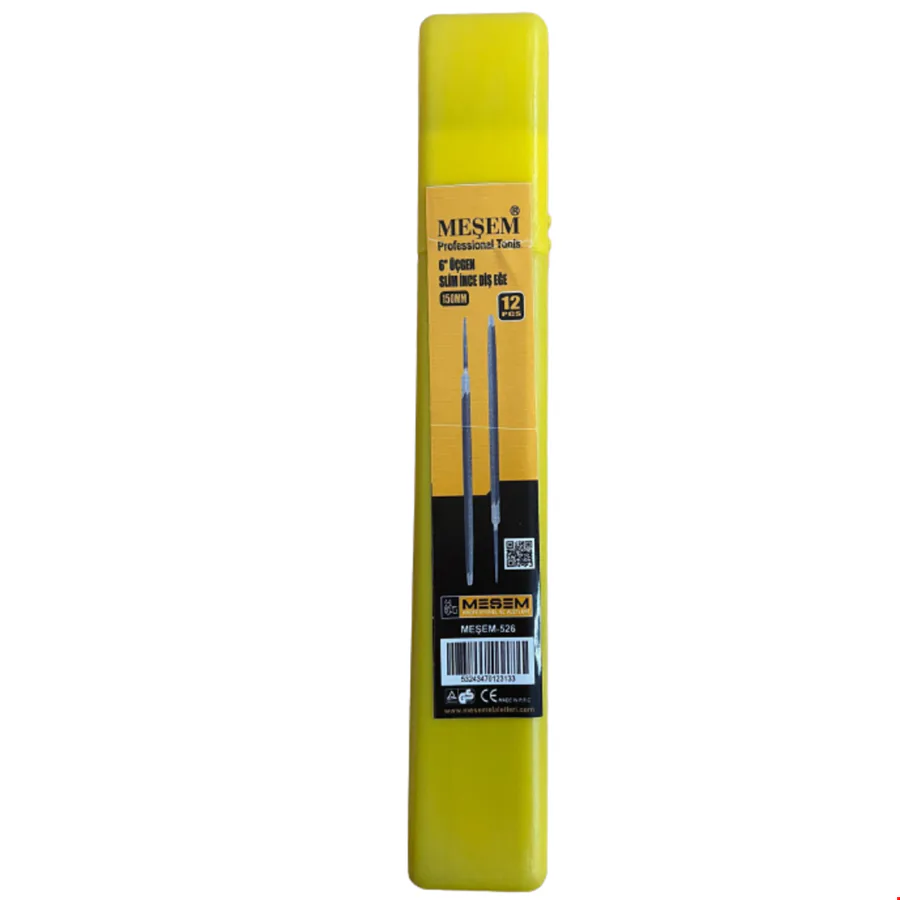 Meşem 524 Üçgen Eğe İnce Diş 4mm