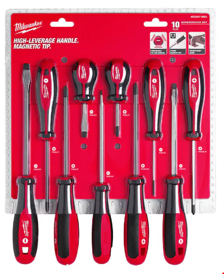 Milwaukee 4932471808 Trı-Lobe Tornavida Seti 10 Prç