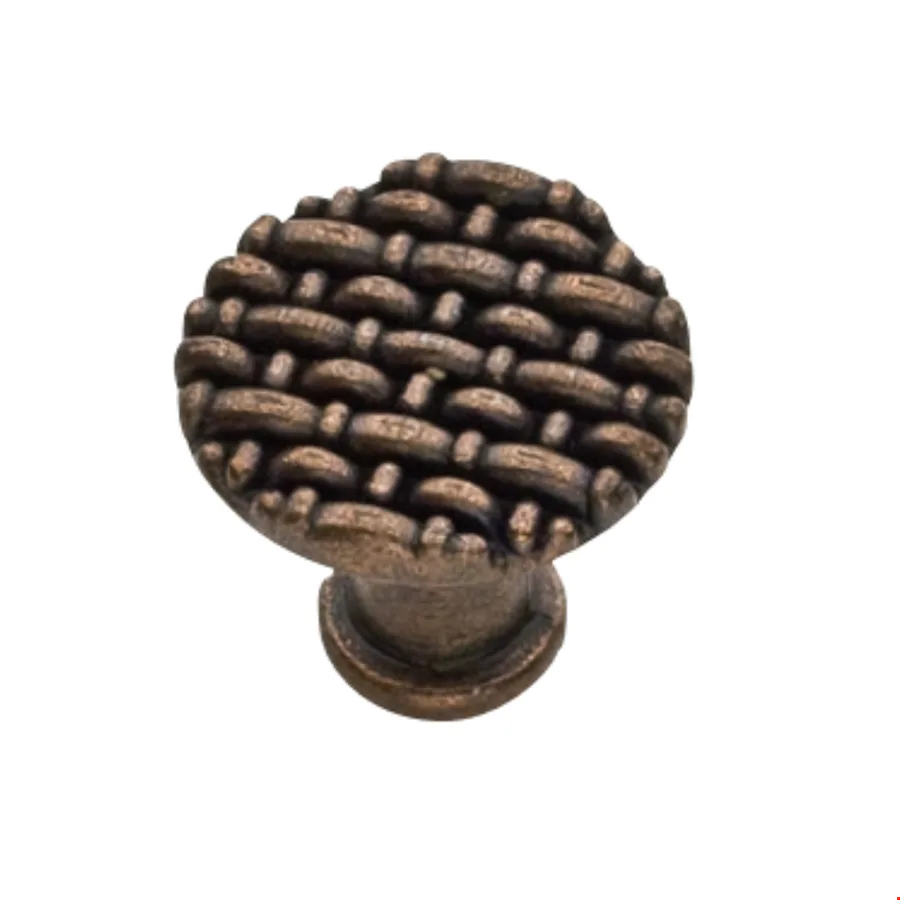 Nobel Düğme Daire Hasır 437042 Antik Bakır