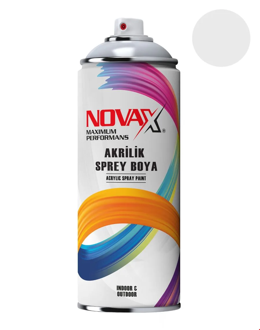 Novax Akrilik Sprey Boya 400 Ml Mat Beyaz