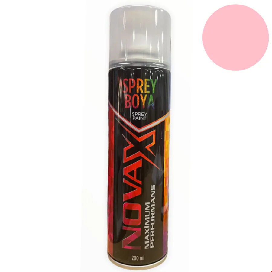 Novax Sprey Boya 200 ml Pembe