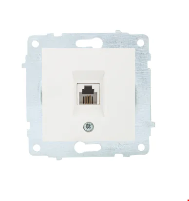 Ovivo 600-000301-221 Numeris Telefon Priz Modül+Kapak Beyaz