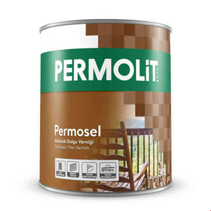 Permolit Permosel Selülozik Dolgu Verniği 0,75 lt