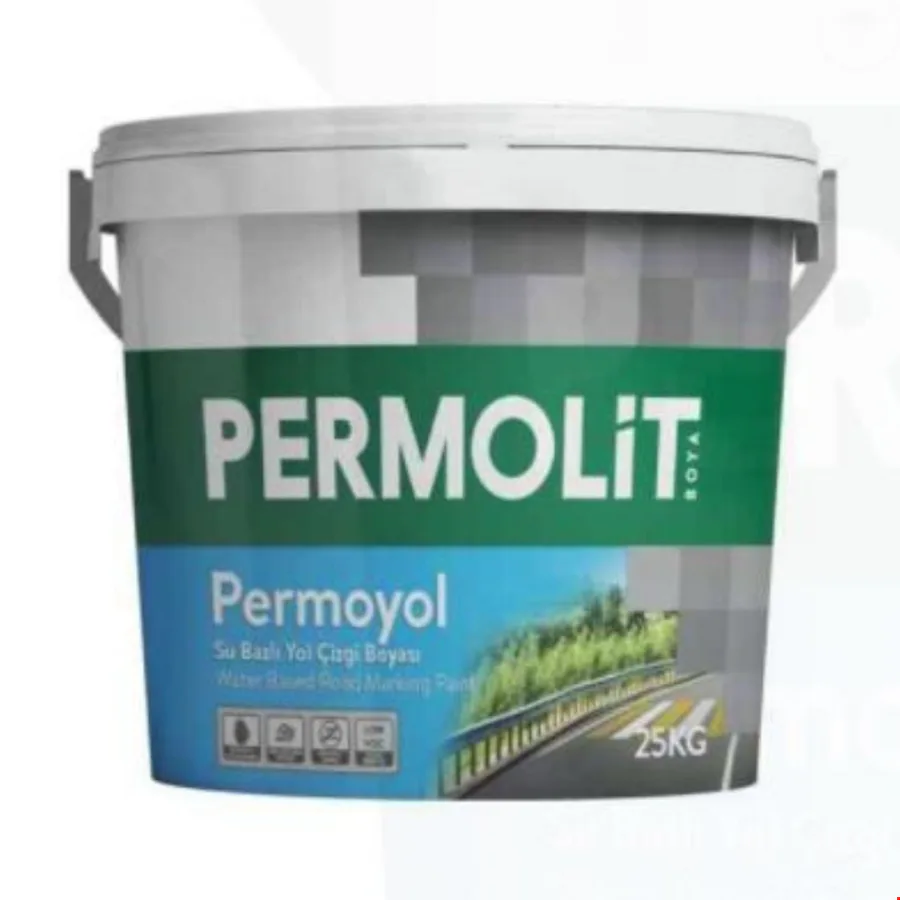 Permolit Permoyol Yol Çizgi Boyası 25 Kg Beyaz