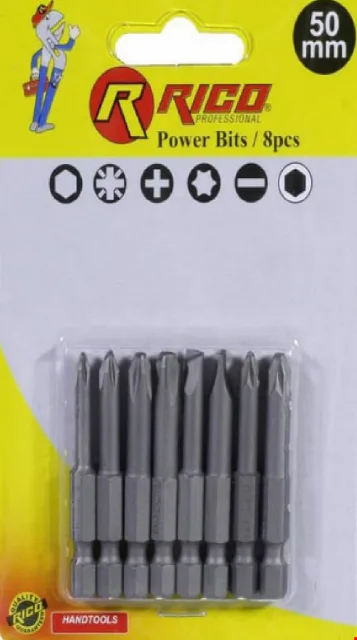 RICO KK1132 Allen Bits Uç Seti 50mm 8 Parça
