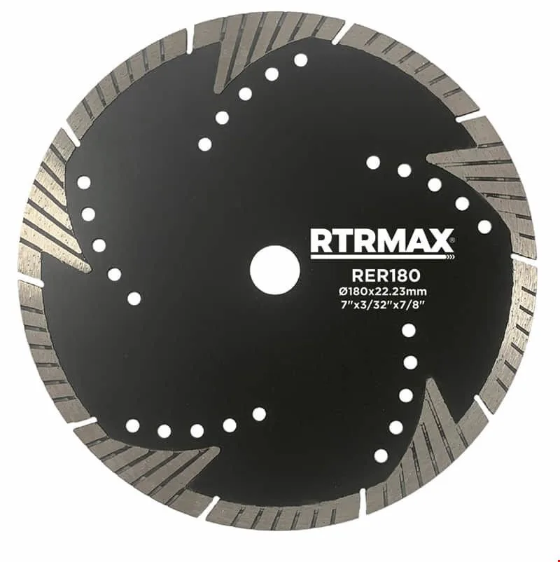 Rtrmax RER180 Turbo Elmas Testere Ekstra Uzun Segmentli