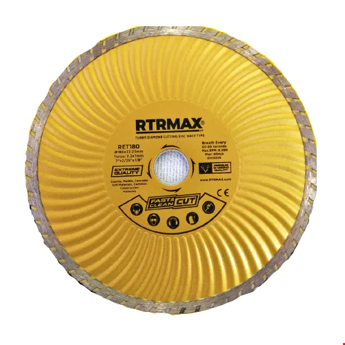 Rtrmax RET180 Turbo Kanallı Elmas Testere 180 mm