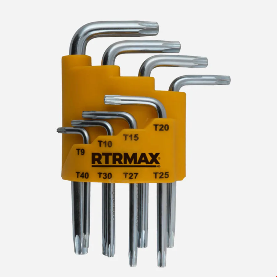 Rtrmax RH03853 Torx Alyan Anahtar Kısa 8'Li Set