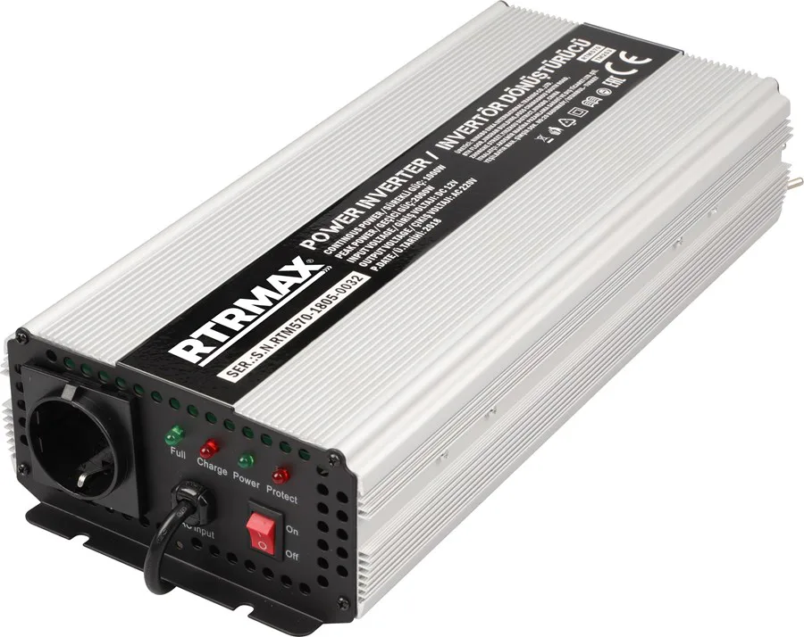 Rtrmax / Rtm570 İnverter+ Akü Şarj Cihazı 1000W