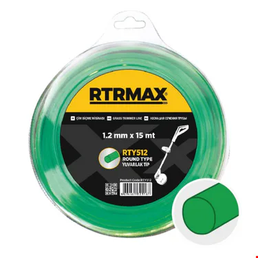 Rtrmax / Rty512 Tırpan Misina Yuvarlak 1.2mm 15